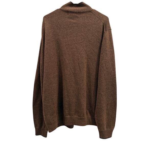 Neiman Marcus Men’s Brown 100% Merino Wool Pullover XXL Made in Italy - Picture 2 of 5